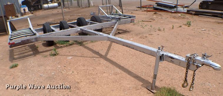 image for item MF9388 Shop built  windrower trailer