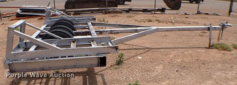 image for item MF9388 Shop built  windrower trailer