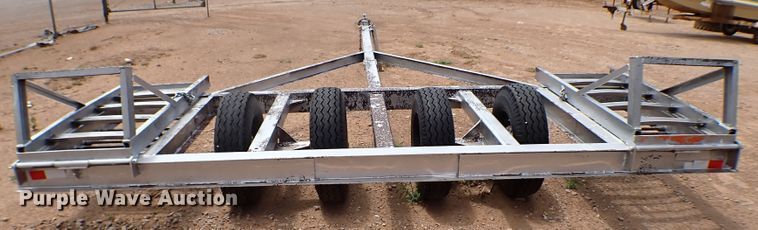 image for item MF9388 Shop built  windrower trailer