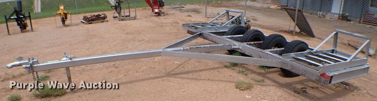 image for item MF9388 Shop built  windrower trailer