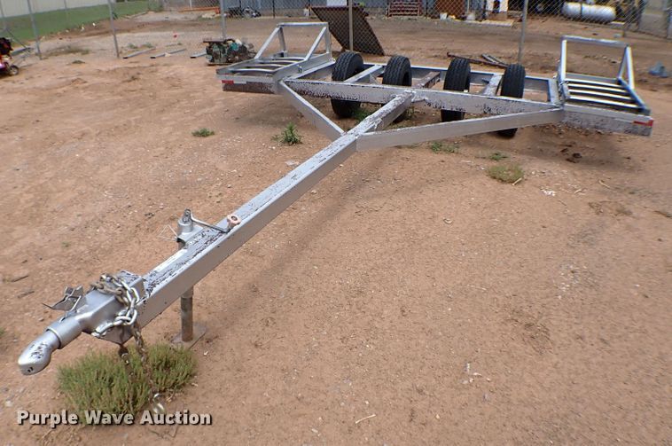 image for item MF9388 Shop built  windrower trailer