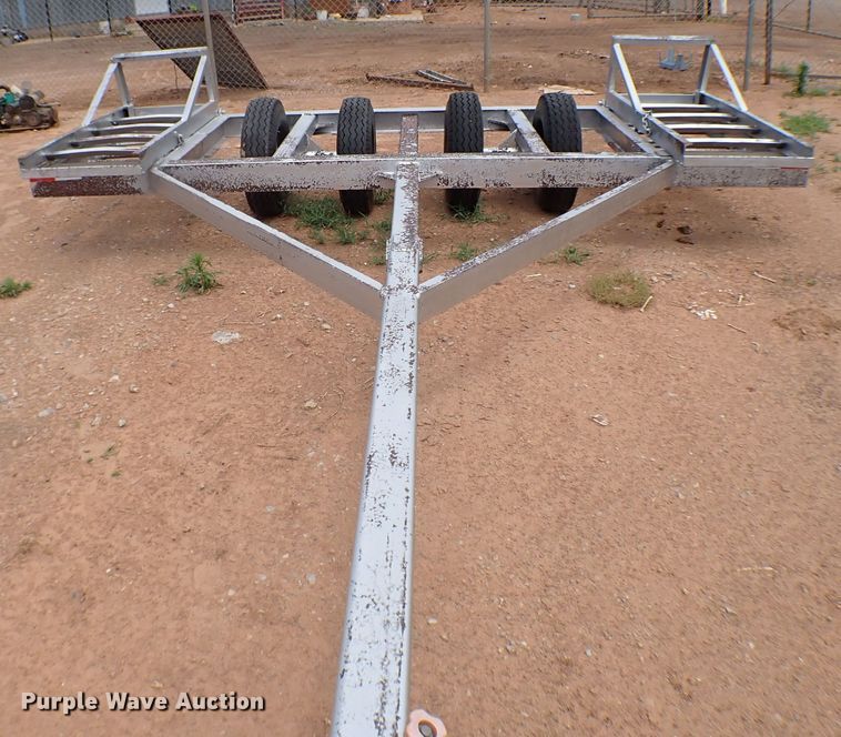 image for item MF9388 Shop built  windrower trailer