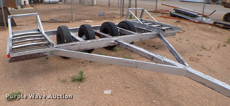 image for item MF9388 Shop built  windrower trailer