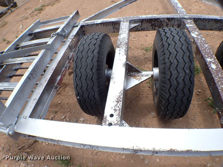 image for item MF9388 Shop built  windrower trailer