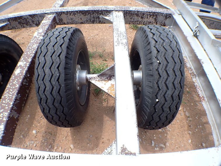 image for item MF9388 Shop built  windrower trailer