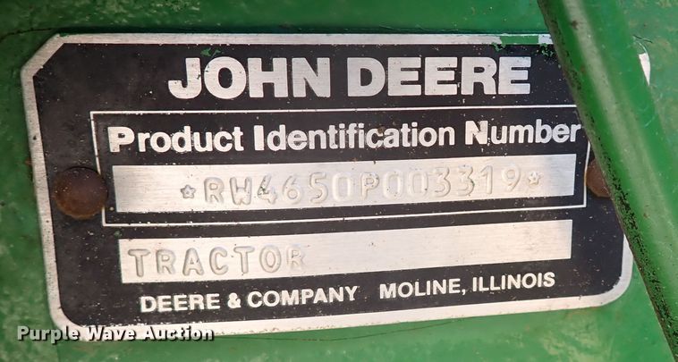 image for item MF9508 1983 John Deere 4650  tractor