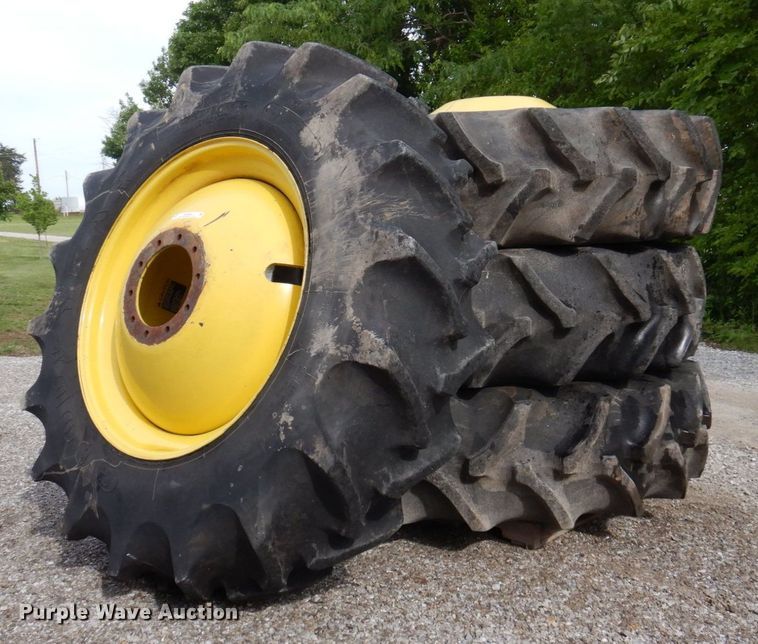 image for item MU9608 (4) Goodyear 520/85R42 tires and wheels