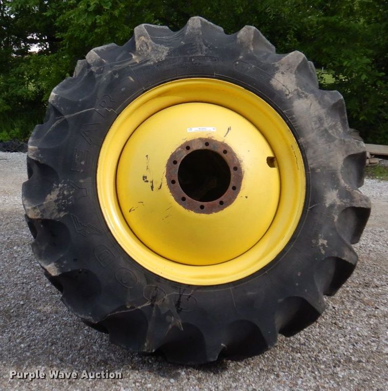 image for item MU9608 (4) Goodyear 520/85R42 tires and wheels