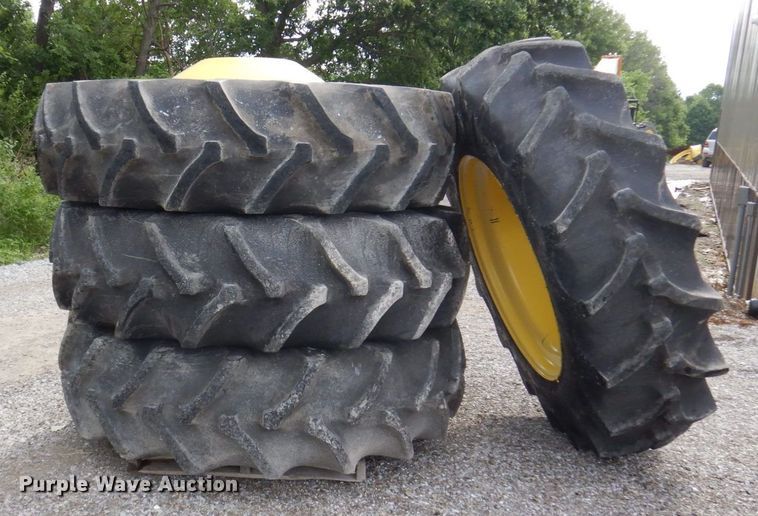 image for item MU9608 (4) Goodyear 520/85R42 tires and wheels