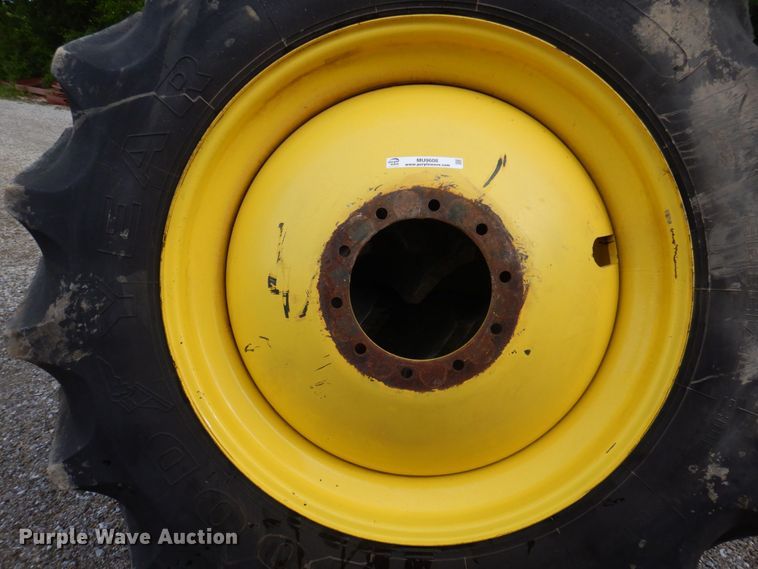 image for item MU9608 (4) Goodyear 520/85R42 tires and wheels