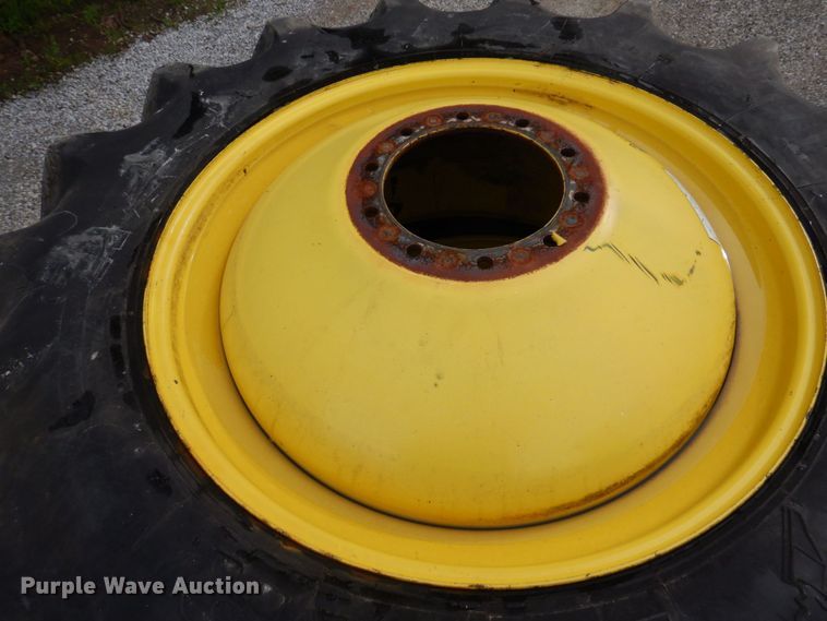 image for item MU9608 (4) Goodyear 520/85R42 tires and wheels