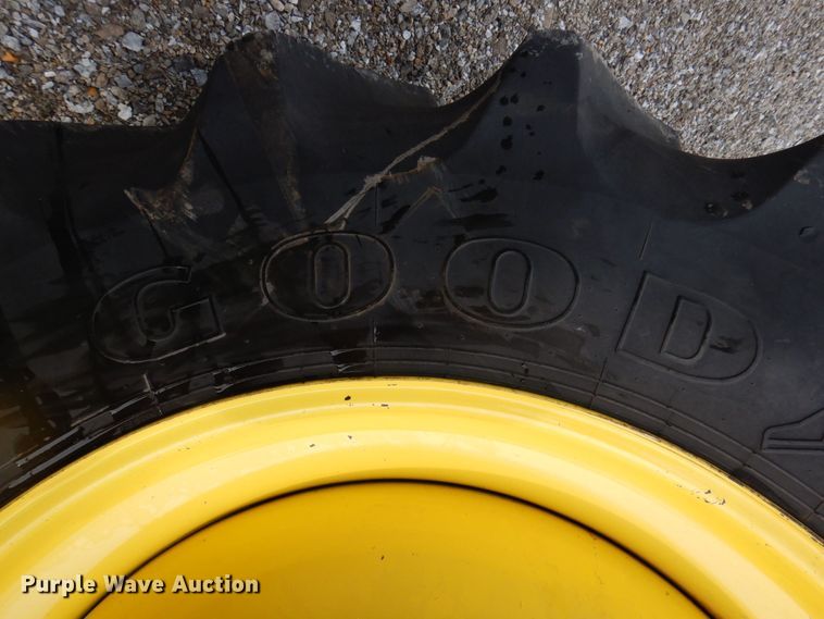 image for item MU9608 (4) Goodyear 520/85R42 tires and wheels