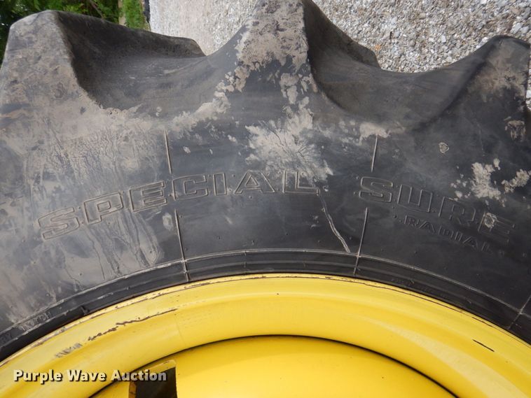 image for item MU9608 (4) Goodyear 520/85R42 tires and wheels