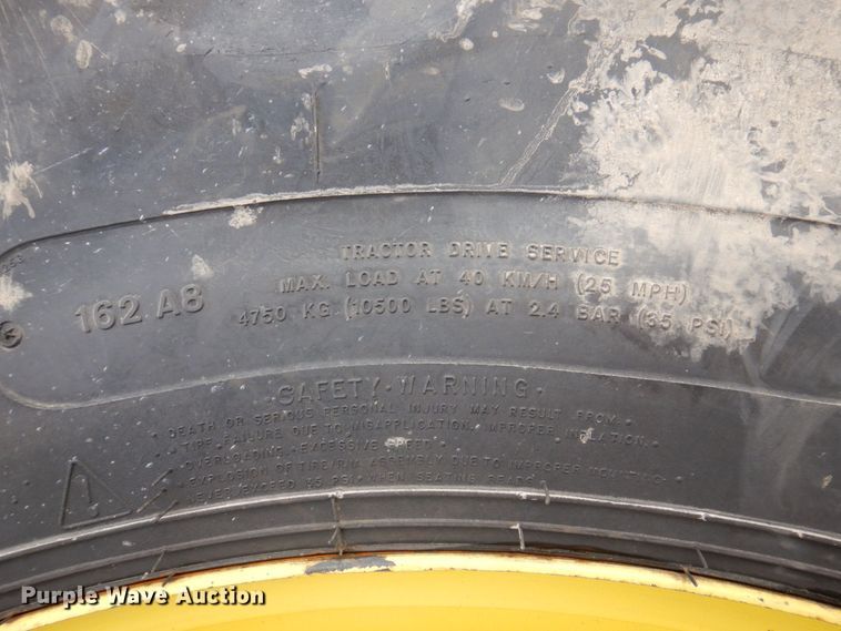 image for item MU9608 (4) Goodyear 520/85R42 tires and wheels