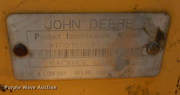 image for item DM7341 2003 John Deere 310SG  backhoe