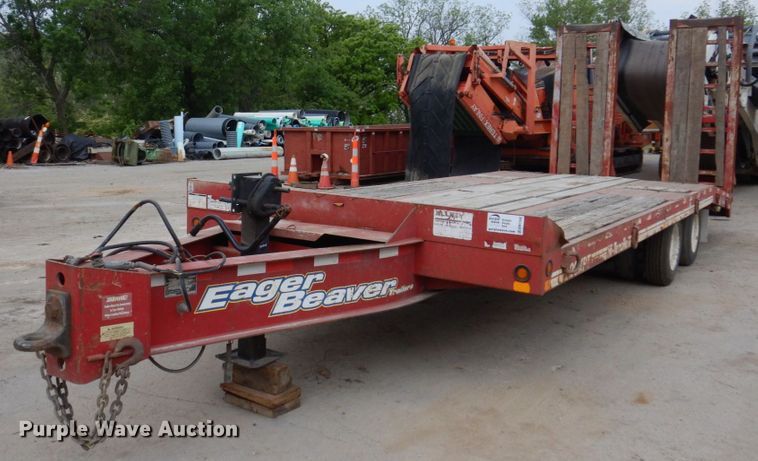 image for item DM7342 2008 Eager Beaver 20XPT  equipment trailer