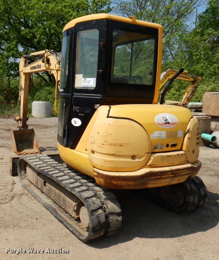 image for item DM7351 2000 Komatsu PC45R-8  mini excavator