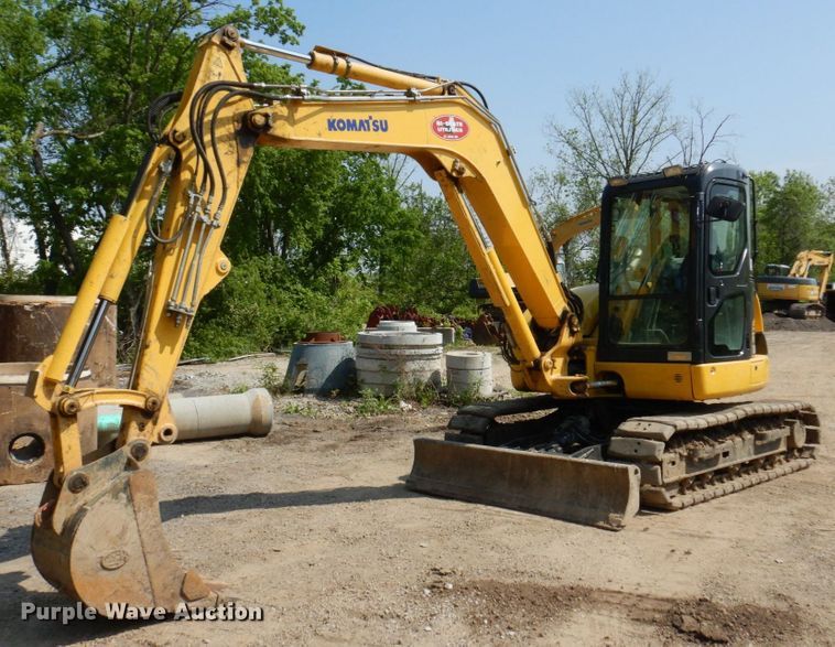 image for item DM7352 2016 Komatsu PC80MR-3  mini excavator