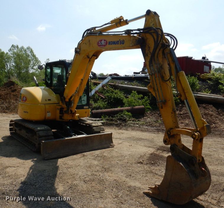 image for item DM7352 2016 Komatsu PC80MR-3  mini excavator
