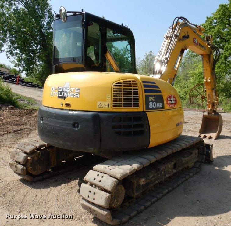 image for item DM7352 2016 Komatsu PC80MR-3  mini excavator