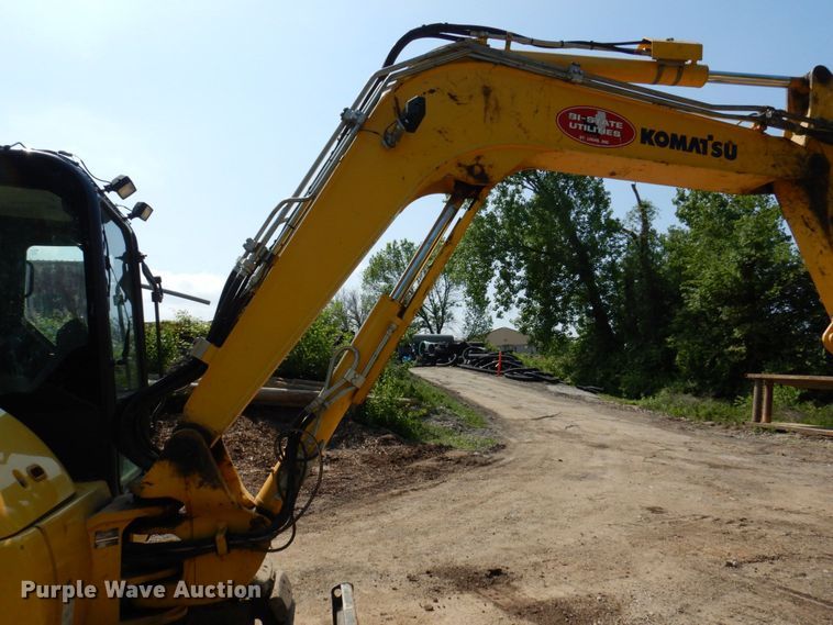 image for item DM7352 2016 Komatsu PC80MR-3  mini excavator