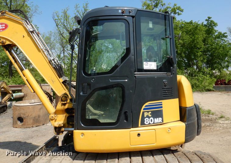 image for item DM7352 2016 Komatsu PC80MR-3  mini excavator