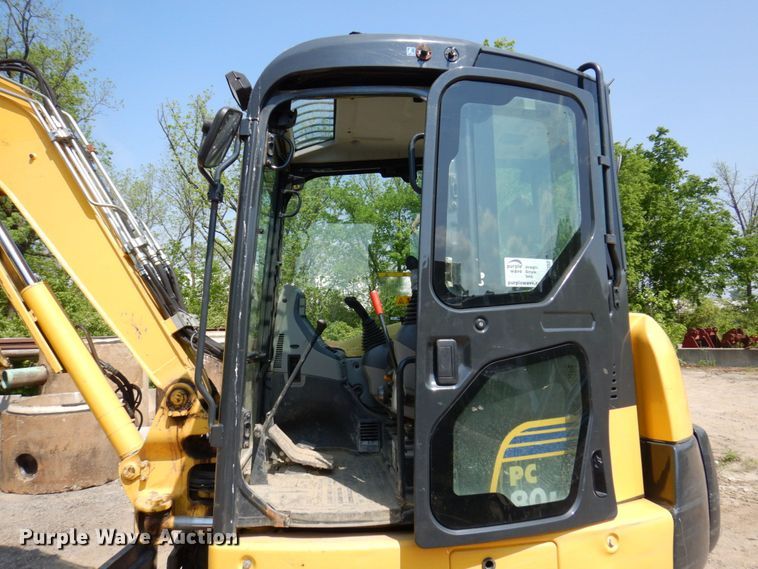 image for item DM7352 2016 Komatsu PC80MR-3  mini excavator