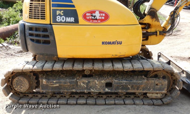 image for item DM7352 2016 Komatsu PC80MR-3  mini excavator