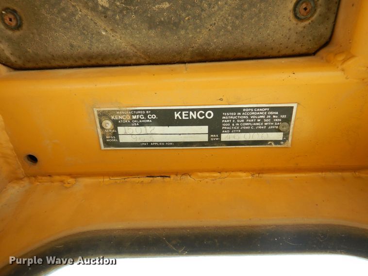 image for item DM7355 1997 Caterpillar 963B  track loader