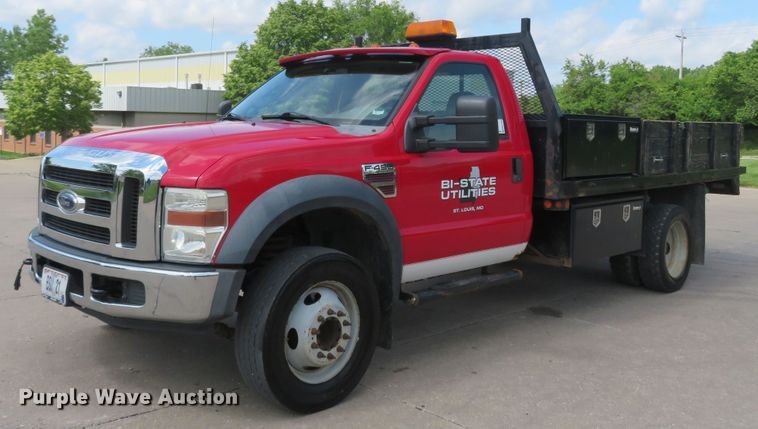 image for item DM7380 2008 Ford F450 Super Duty  dump flatbed truck