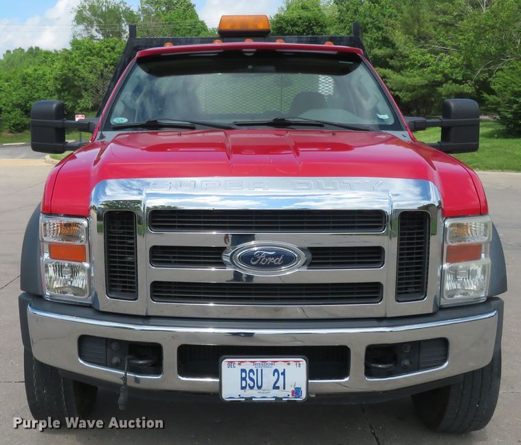 image for item DM7380 2008 Ford F450 Super Duty  dump flatbed truck