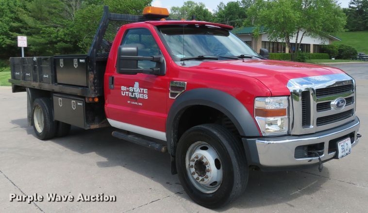 image for item DM7380 2008 Ford F450 Super Duty  dump flatbed truck