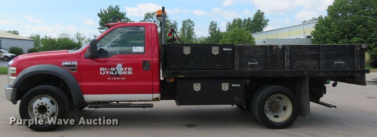 image for item DM7380 2008 Ford F450 Super Duty  dump flatbed truck