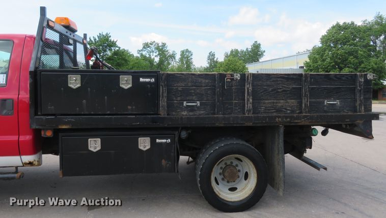 image for item DM7380 2008 Ford F450 Super Duty  dump flatbed truck