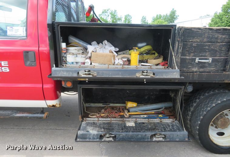 image for item DM7380 2008 Ford F450 Super Duty  dump flatbed truck