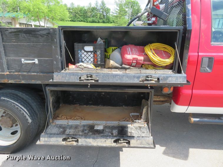 image for item DM7380 2008 Ford F450 Super Duty  dump flatbed truck