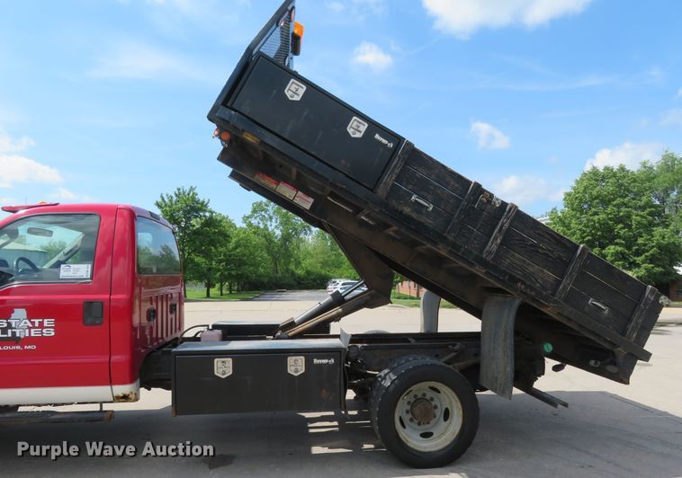 image for item DM7380 2008 Ford F450 Super Duty  dump flatbed truck