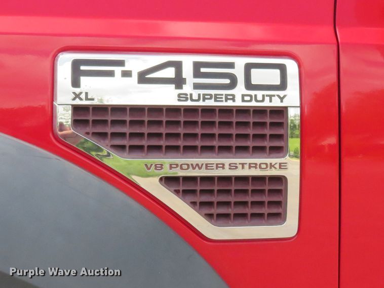 image for item DM7380 2008 Ford F450 Super Duty  dump flatbed truck