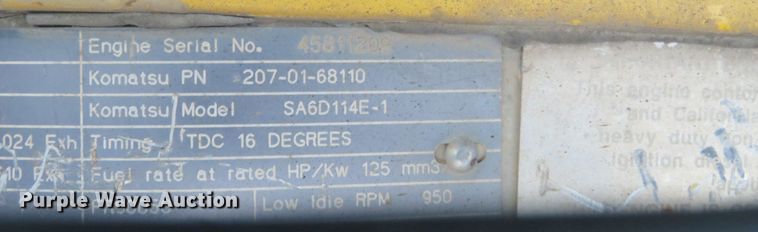 image for item DM7383 1999 Komatsu PC300LC-6LE  excavator