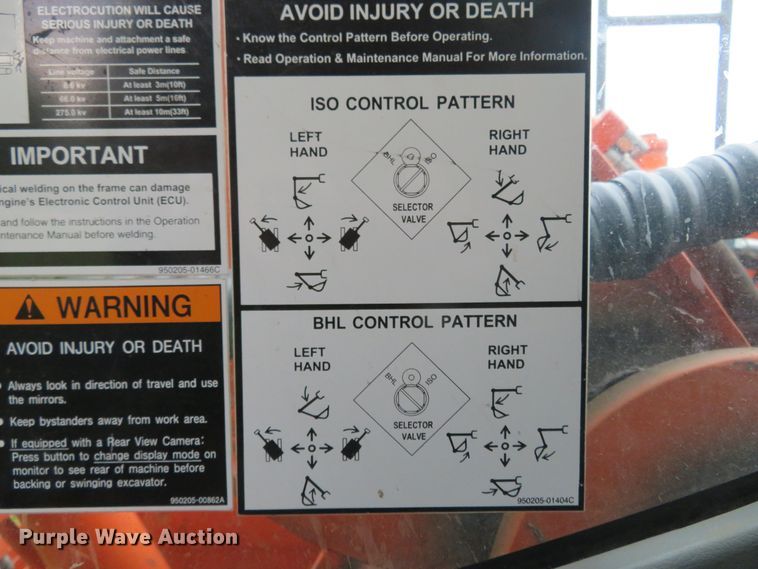 image for item DM7385 2014 Doosan DX225LC-3  excavator