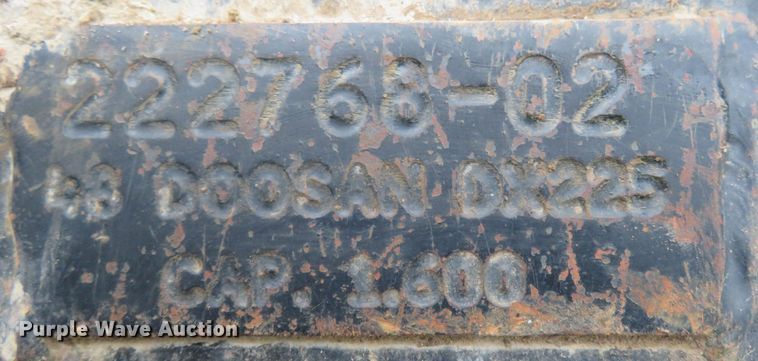image for item DM7385 2014 Doosan DX225LC-3  excavator