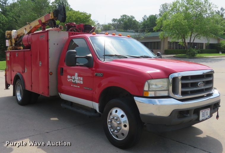 image for item DM7386 2002 Ford F550 Super Duty  utility / service truck