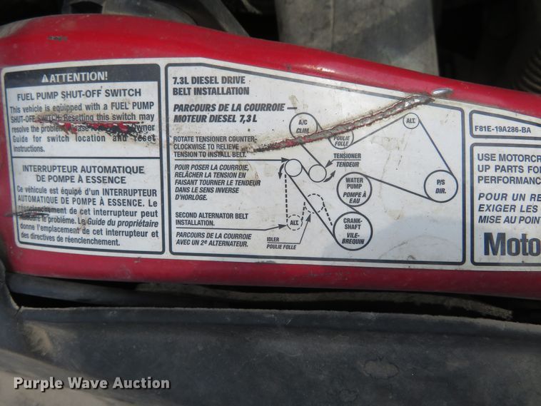 image for item DM7386 2002 Ford F550 Super Duty  utility / service truck