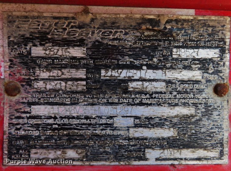 image for item DM7387 2017 Eager Beaver 20XPT  equipment trailer