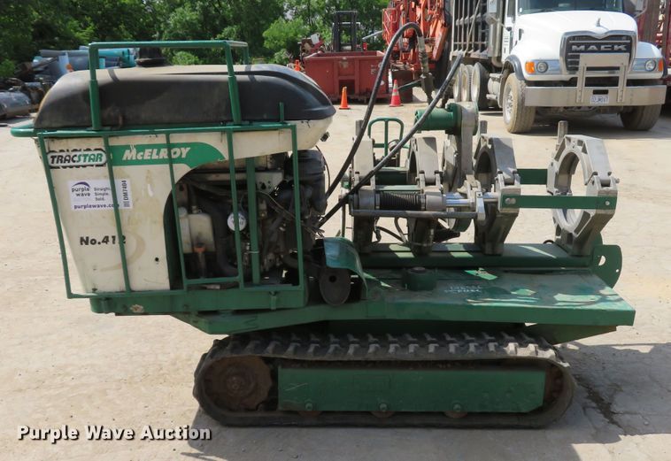 image for item DM7404 McElroy TracStar 412  poly pipe fusion machine