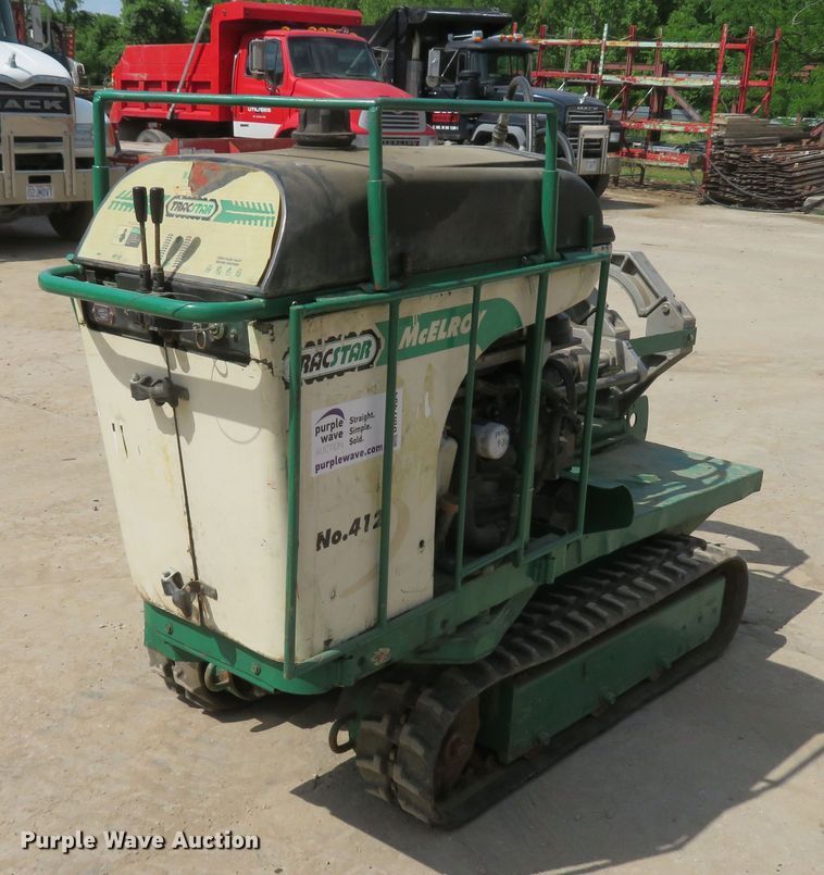 image for item DM7404 McElroy TracStar 412  poly pipe fusion machine