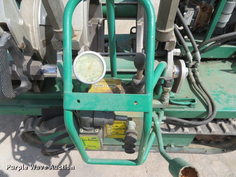 image for item DM7404 McElroy TracStar 412  poly pipe fusion machine