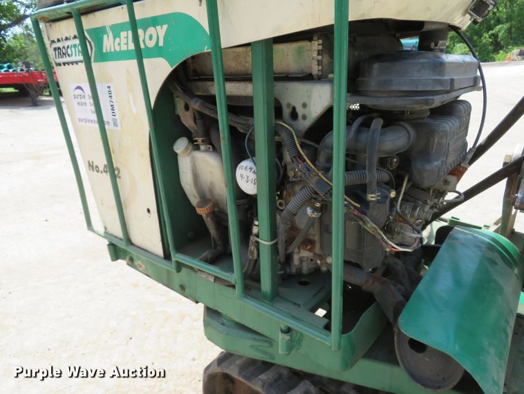 image for item DM7404 McElroy TracStar 412  poly pipe fusion machine