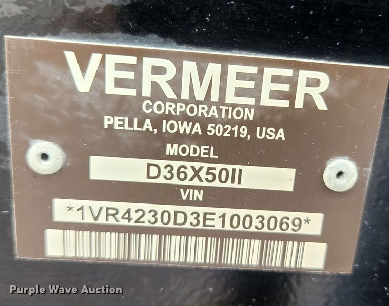 image for item DM7421 2014 Vermeer D36X50 Series II  directional boring unit