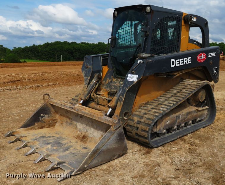 image for item DM7441 2013 John Deere 329E  tracked skid steer loader